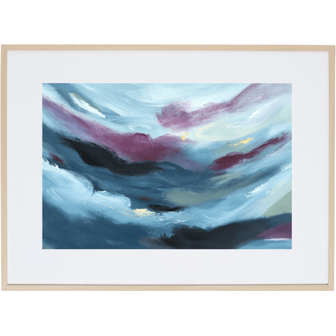 Blue Storm 1H - Framed Print