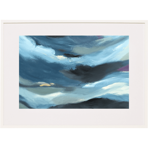 Blue Storm 2H - Framed Print