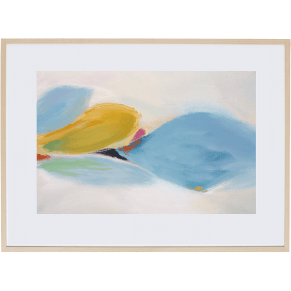 Floating Leaves 3H - Framed Print