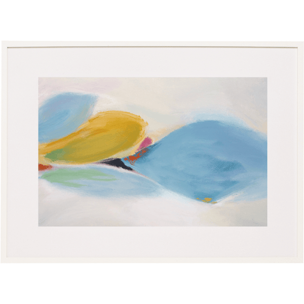 Floating Leaves 3H - Framed Print