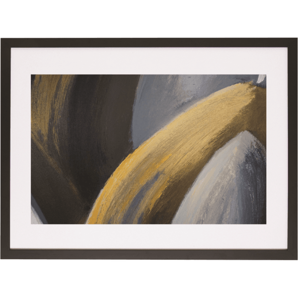 Gold Magnolia 1H - Framed Print