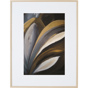 Gold Magnolia 3V Framed Print