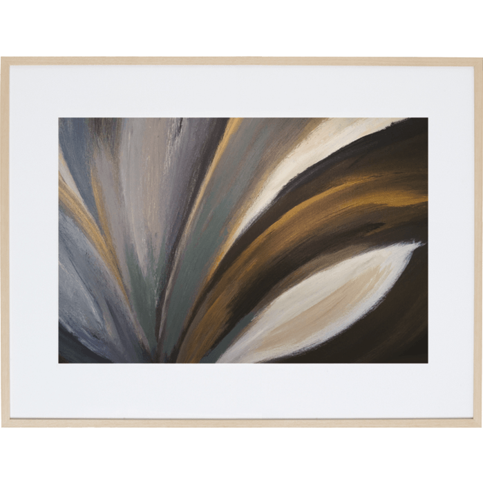 Gold Magnolia 5H Framed Print