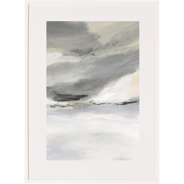 Grey Mist 3V - Framed Print