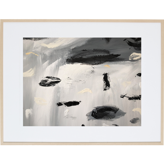 Rain Amongst The Clouds 5H - Framed Print