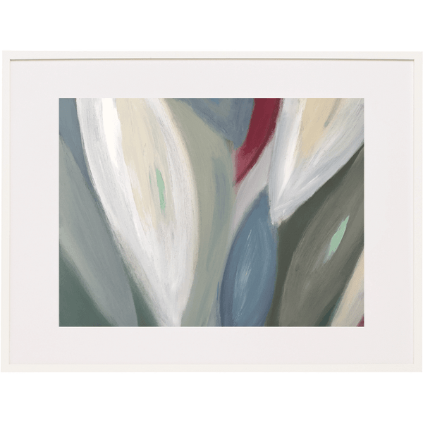 Spring Leaves 6H - Framed Print