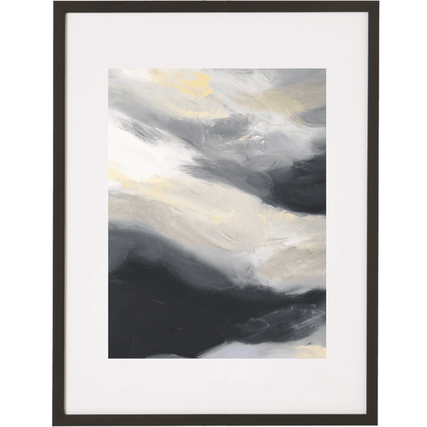 Storm Washing Through 1V - Framed Print