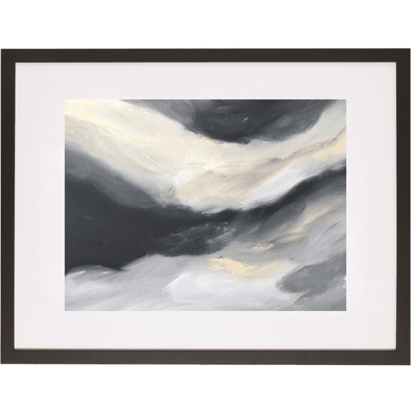 Storm Washing Through 2H - Framed Print