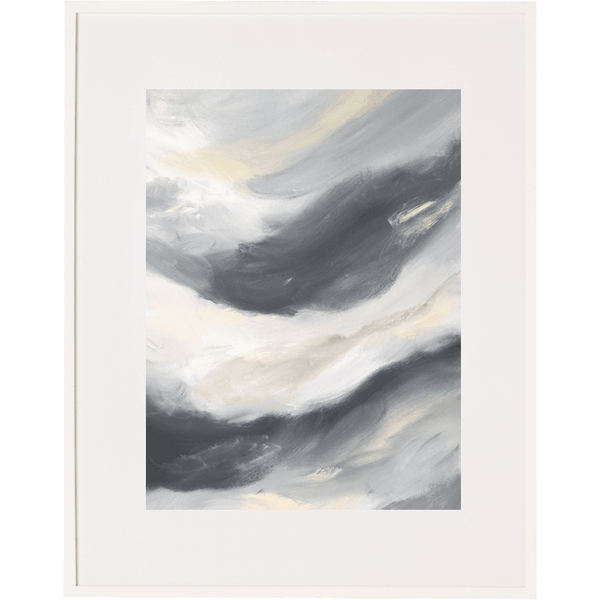 Storm Washing Through 2V - Framed Print