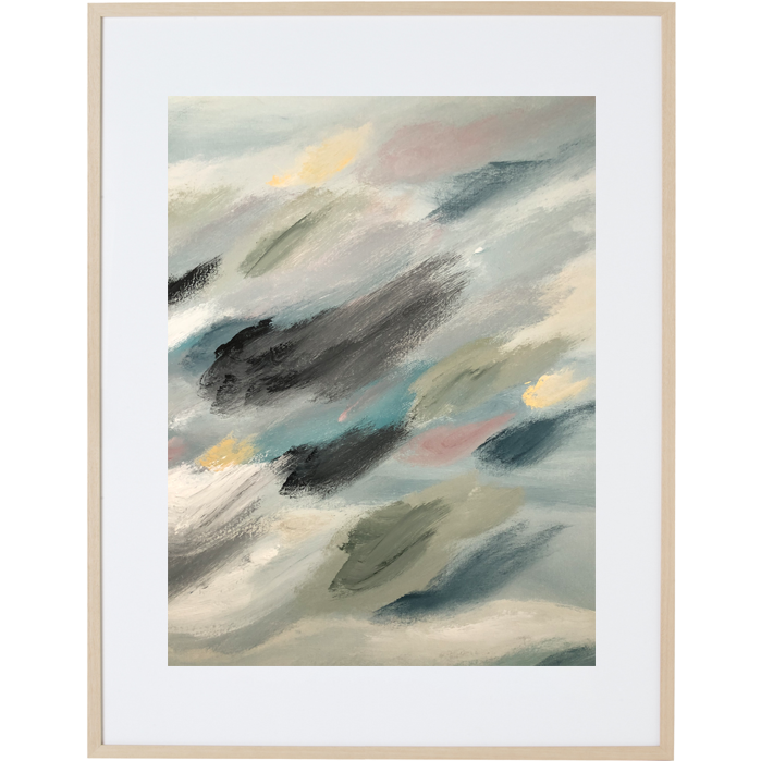 Travelling Through The Clouds 2V - Framed Print
