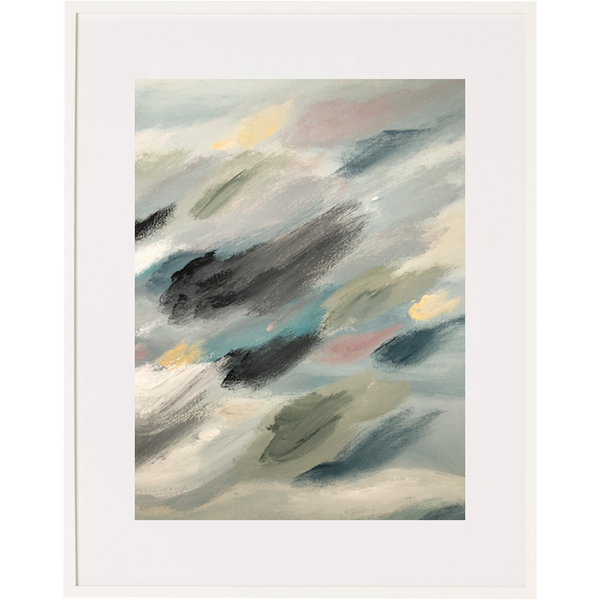 Travelling Through The Clouds 2V - Framed Print