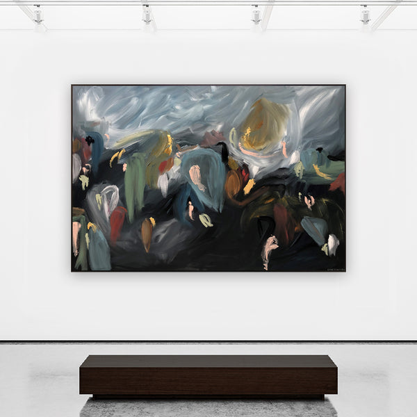 Chaos In Darkness - 1.25m x 1.85m