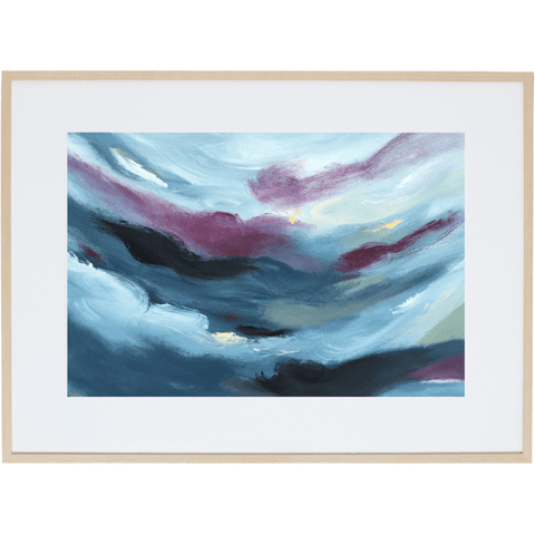 Blue Storm 1H - Framed Print