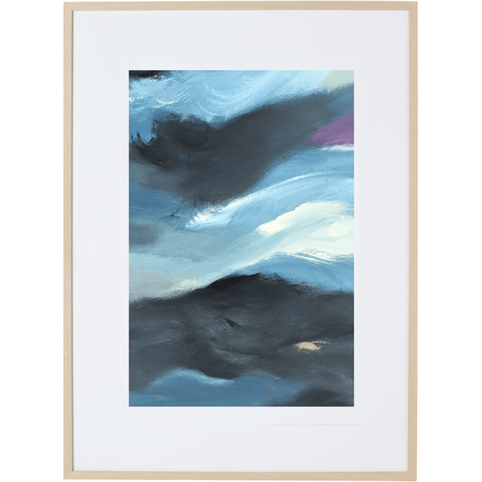 Blue Storm 3V - Framed Print