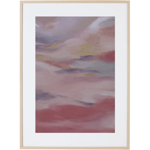 Blush Sky 1V - Framed Print
