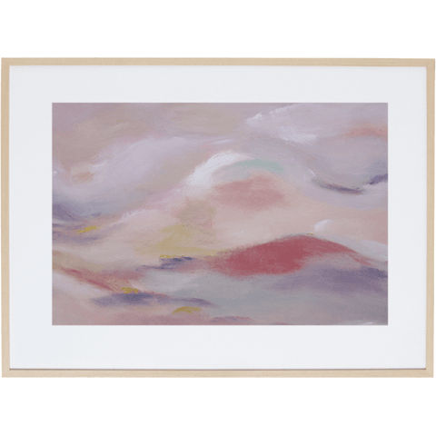 Blush Sky 3H - Framed Print