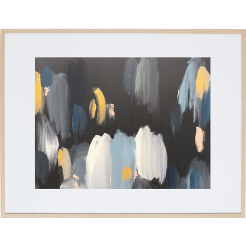 City Blur 1H - Framed Print