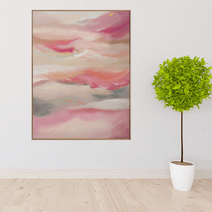 Clouds Of Rouge 1.1m x 1.37m