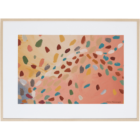 Colour of Life 2H - Framed Print