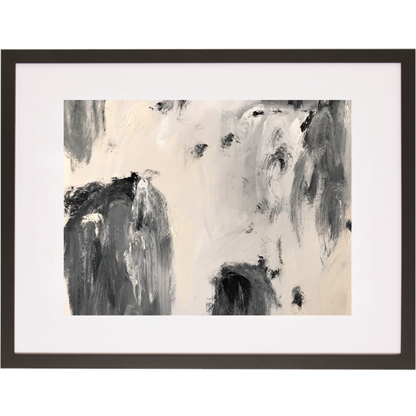 Feathers Amongst The Trees 3H - Framed Print