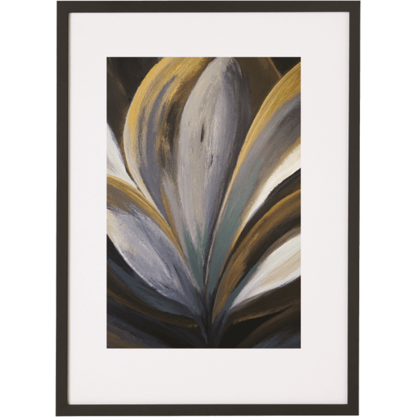 Gold Magnolia 2V Framed Print