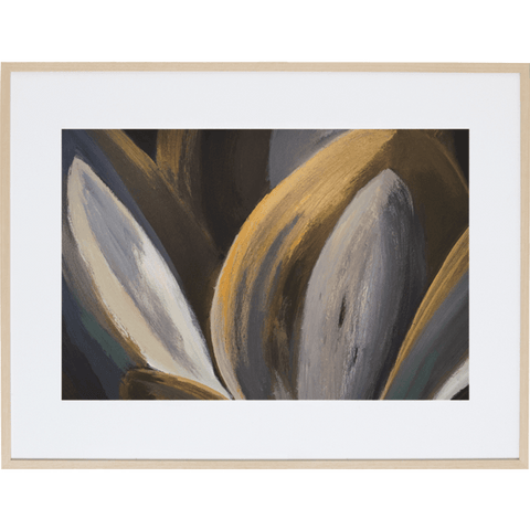 Gold Magnolia 6H Framed Print