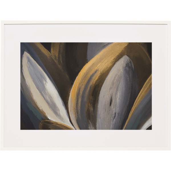 Gold Magnolia 6H Framed Print