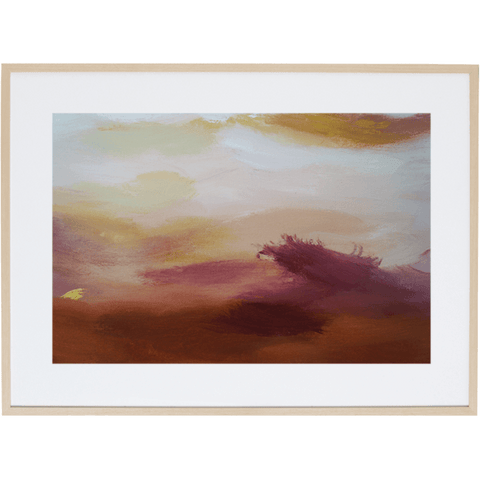 Golden Land 1H - Framed Print