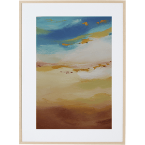 Golden Land 2V - Framed Print