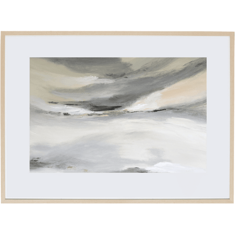Grey Mist 1H - Framed Print