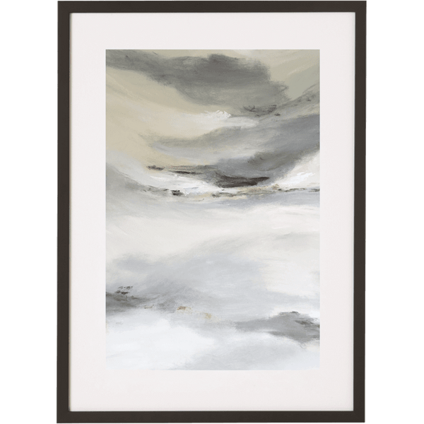Grey Mist 1V - Framed Print