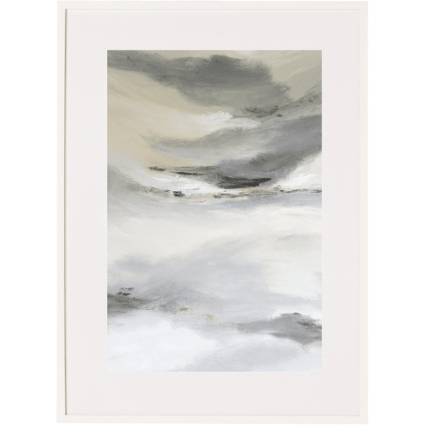 Grey Mist 1V - Framed Print