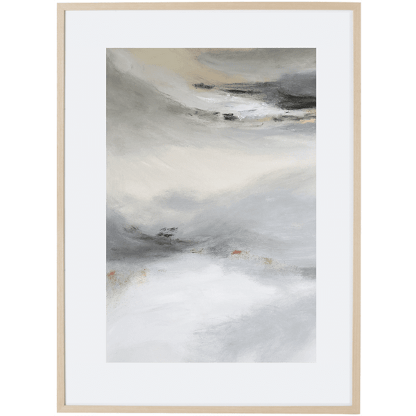 Grey Mist 2V - Framed Print