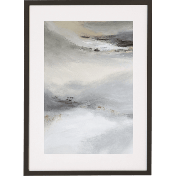 Grey Mist 2V - Framed Print