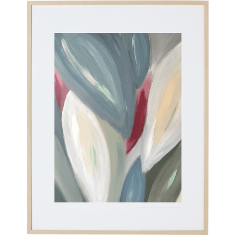 Spring Leaves 1V - Framed Print