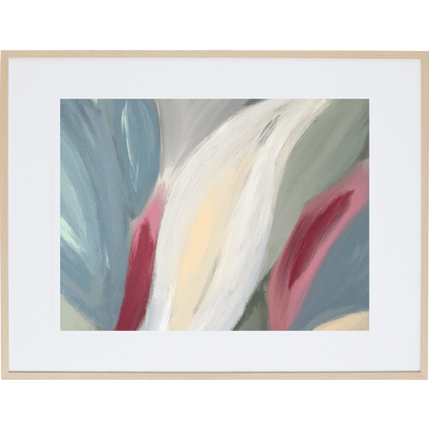 Spring Leaves 4H - Framed Print