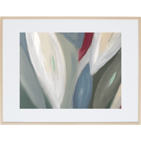Spring Leaves 6H - Framed Print
