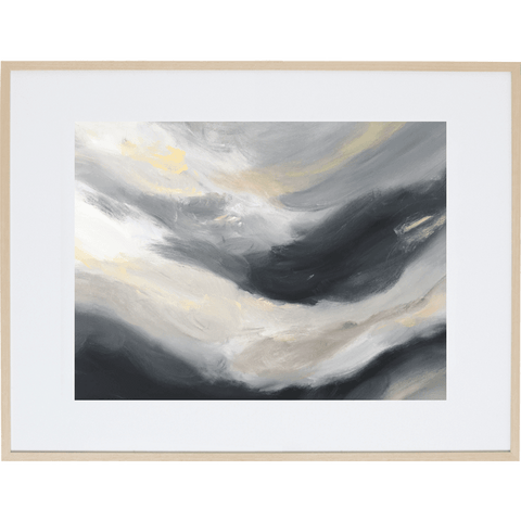 Storm Washing Through 1H - Framed Print