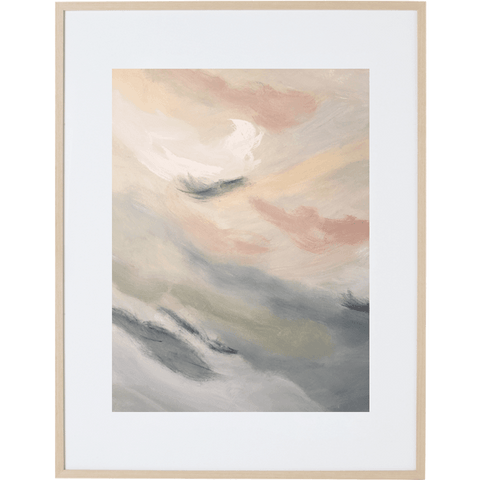 Summer Waves 1V - Framed Print