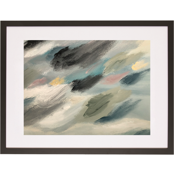 Travelling Through The Clouds 2H - Framed Print